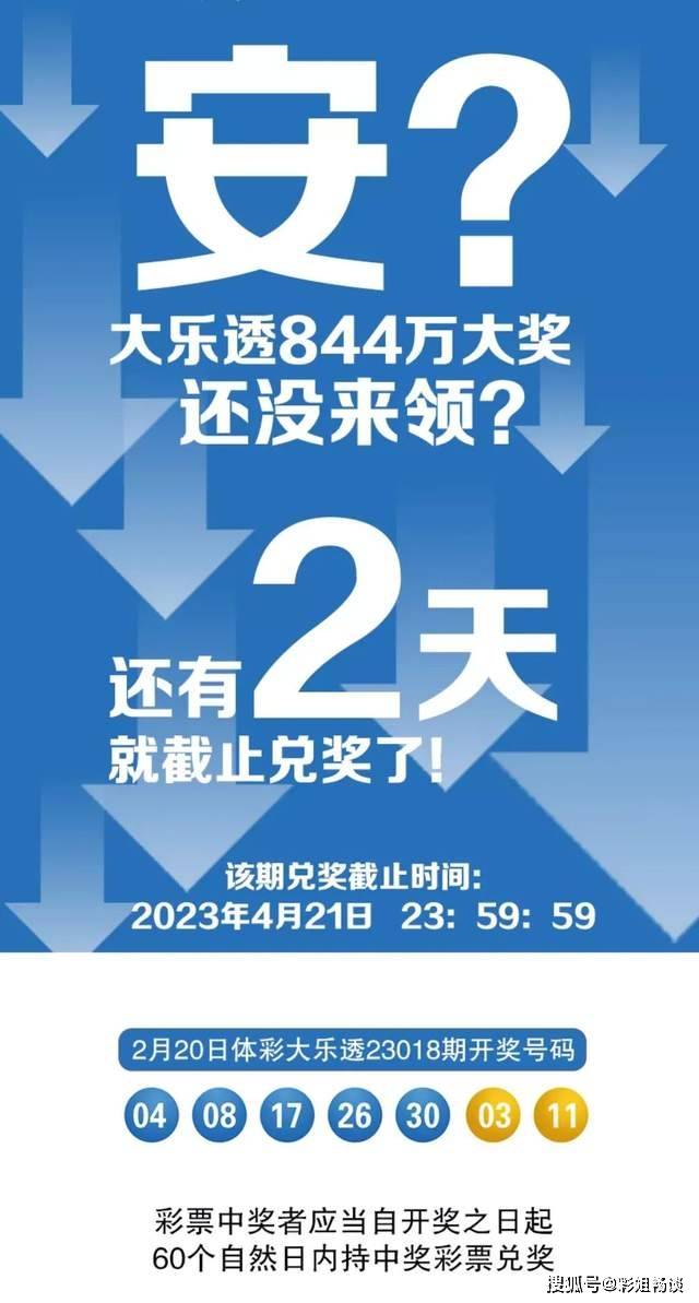 大乐透兑奖日期截止，提醒与注意事项