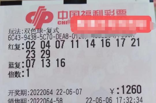 双色球复式投注，解析四个红球中奖与奖金金额