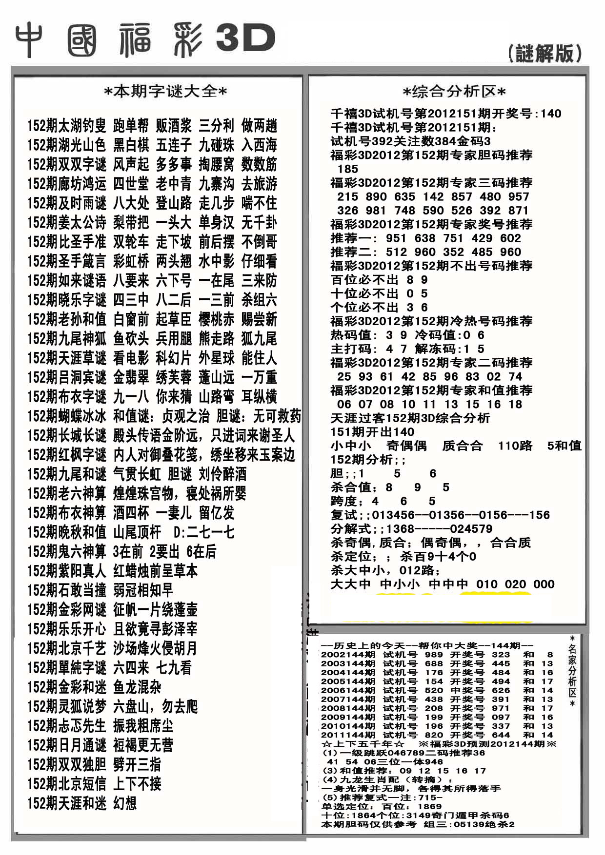 双彩论坛首页3d字谜专区